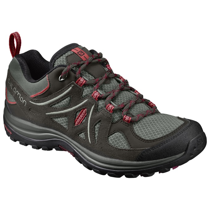 SALOMON ELLIPSE 2 AERO W Philippines - Women's Hiking Shoes - Black/Silver | 594028-IFX